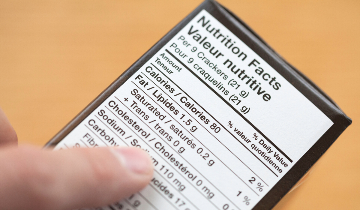 Nutritional labels