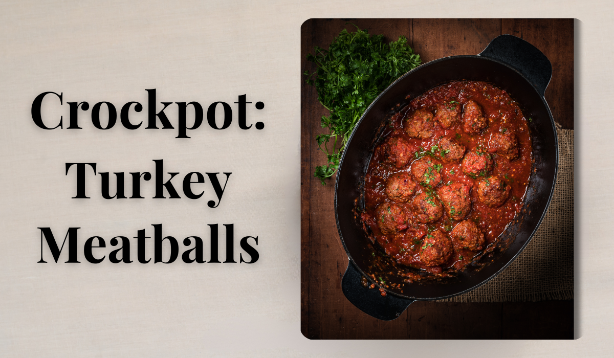 Crockpot Recipe Turkey Meatballs